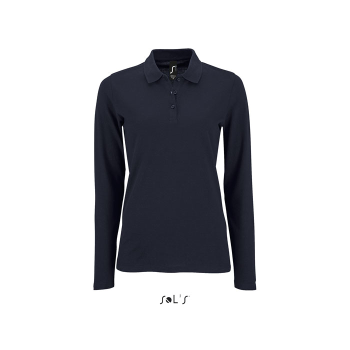 Polo femme personnalisable 180gr PERFECT WOMEN LSL French Marine